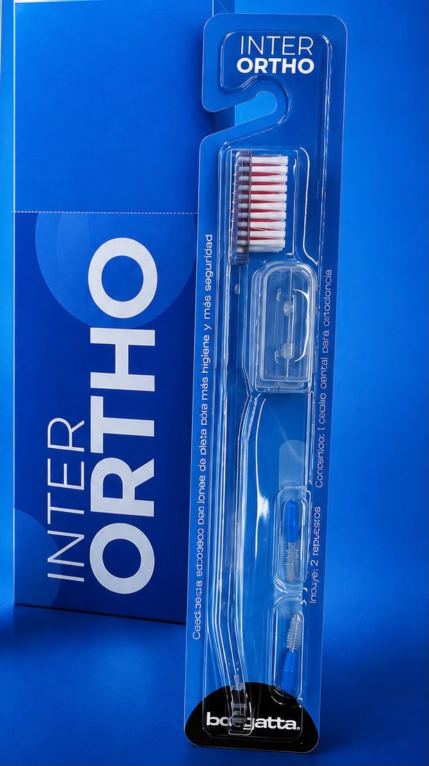 7506185928489 - BORGATTA - CEPILLOS INTER ORTHO Borgatta Ortodoncia Caja Master 8 pzas 96 cepillos | TiendaDDC.com