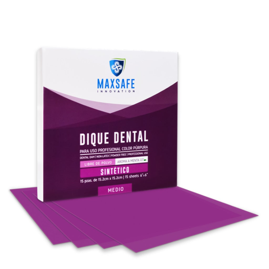 7503044998485 - Tienda DDC - RESTA - Goma DIQUE DENTAL SIN LÁTEX SINTETICO Mazsafe 6x6 - 15 pzas | TiendaDDC.com