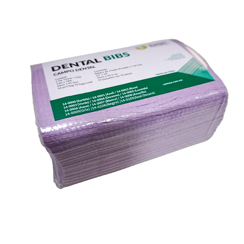 61003027 - SUNSET - CAMPO Dental BABEROS campos DESECHABLE C/50 | TiendaDDC.com