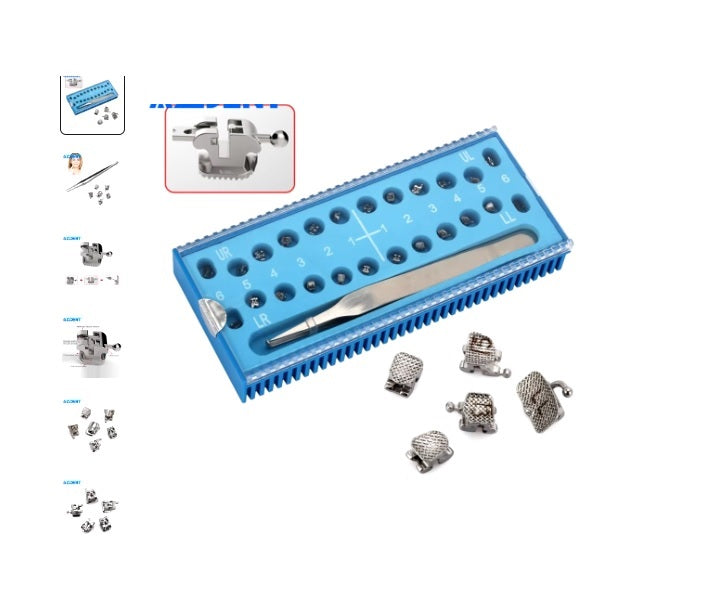 Bracket Autoligado + Tubos Incluye Pinzas Azdent