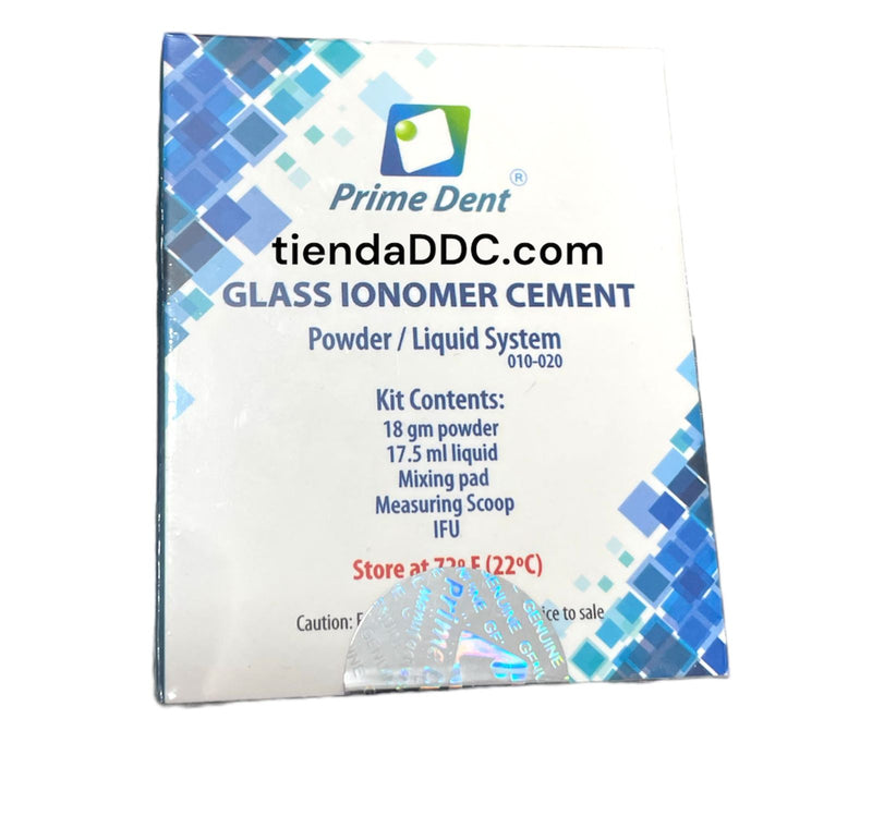 GLASS IONOMER CEMENTO Ionomero Tipo 1 Prime Dent