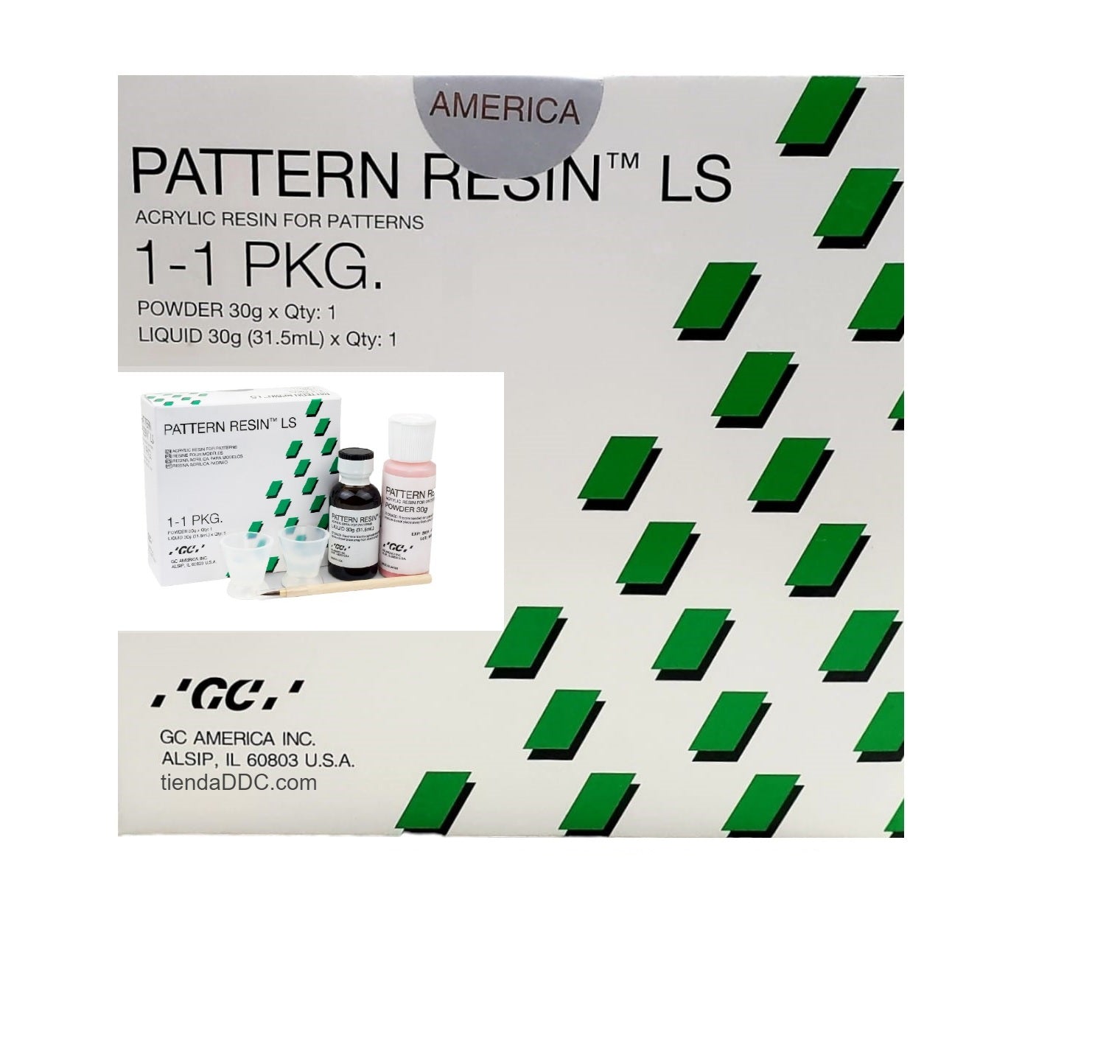 PATTERN RESIN LS resina acrilica para moldes
