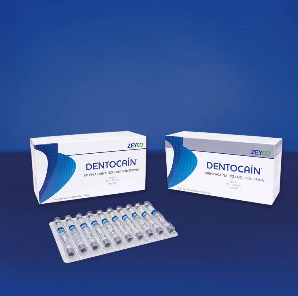 DENTOCAINA 2% MEPIVACAINA C/EPINEFRINA Dento