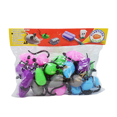 Tienda DDC - Tienda DDC - ODONTOPEDIATRIA - Bolsa de RATONES DE PLASTICO PARA GUARDAR DIENTES Infantiles | TiendaDDC.com