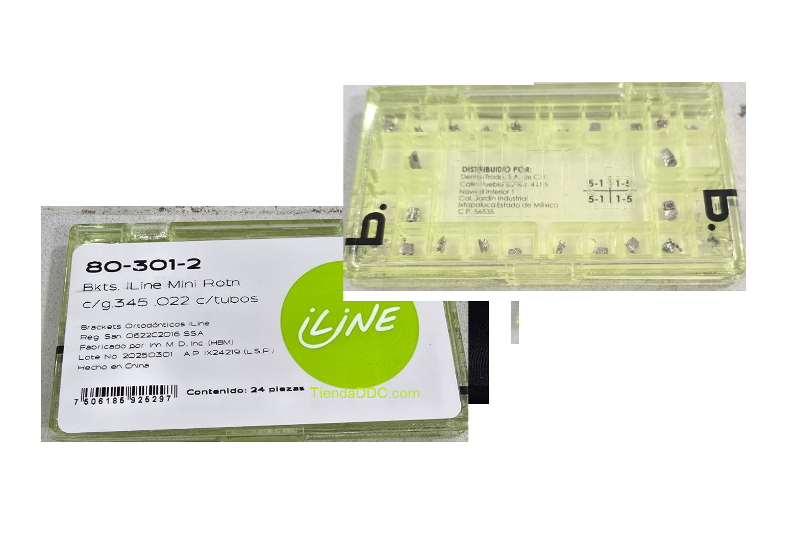 Brackets Iline Borgatta Roth .022 Con Tubos