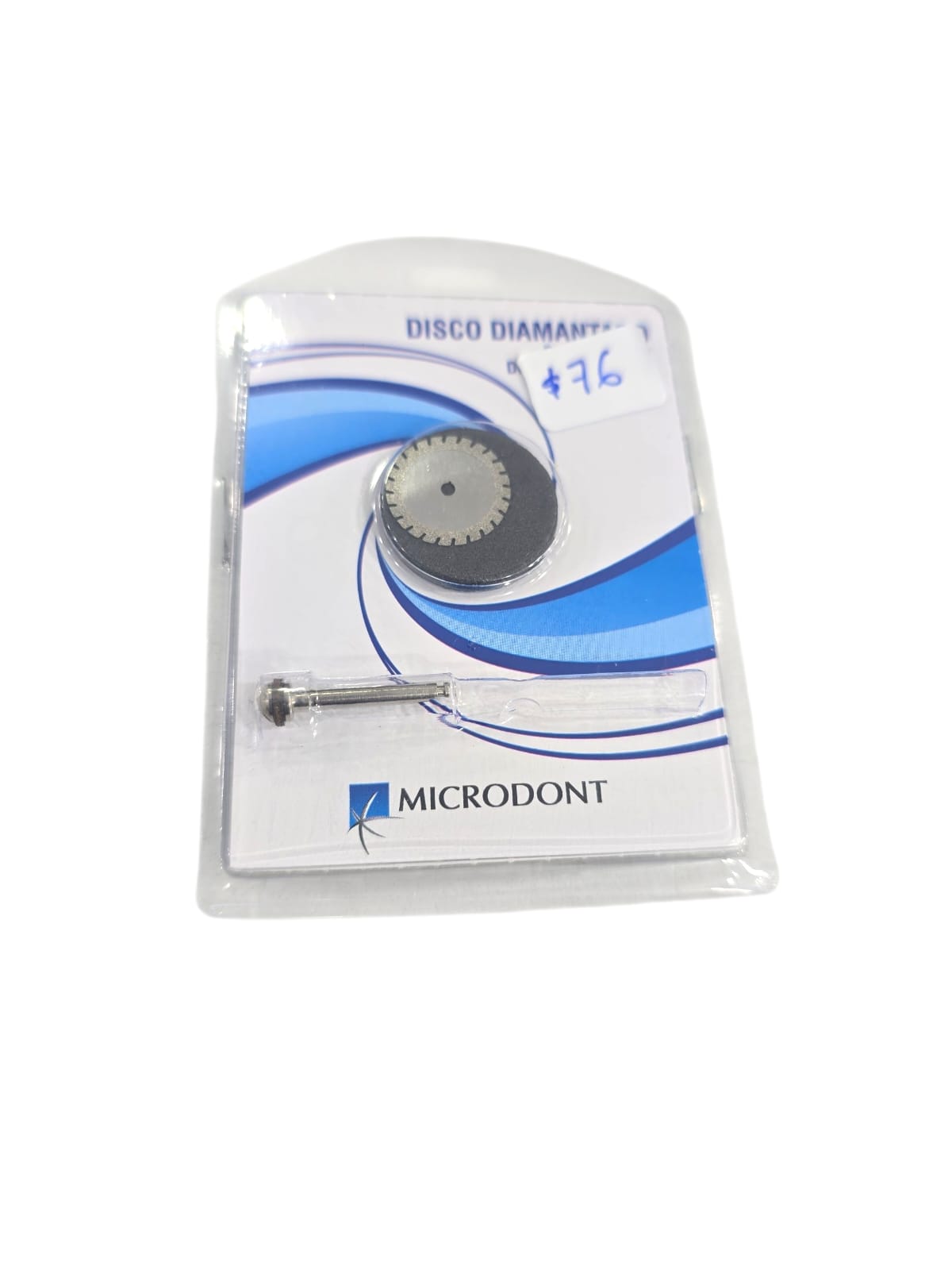 Disco De Corte Diamantado Con Mandril Dental Diamante