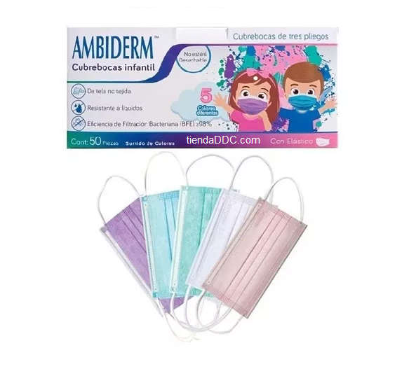 Cubrebocas infantil ambiderm