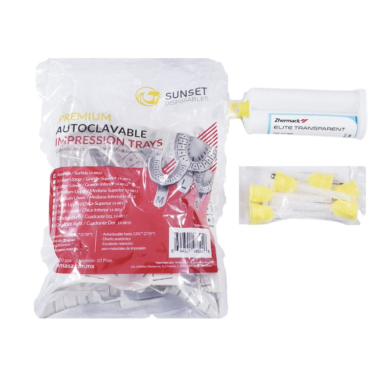 KIT Transparente + Cucharillas Autoclavables