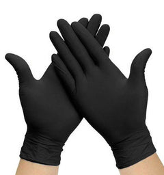 Guante Flex Vinyl Negro Caja Master con 10 jr -1000 pzas guantes