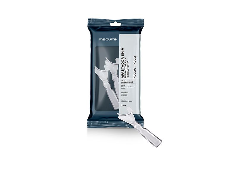 7898561540546 - maquira - CLINICA - Retractor Abreboca Lateral Forma V Autoclavable 2pz | TiendaDDC.com