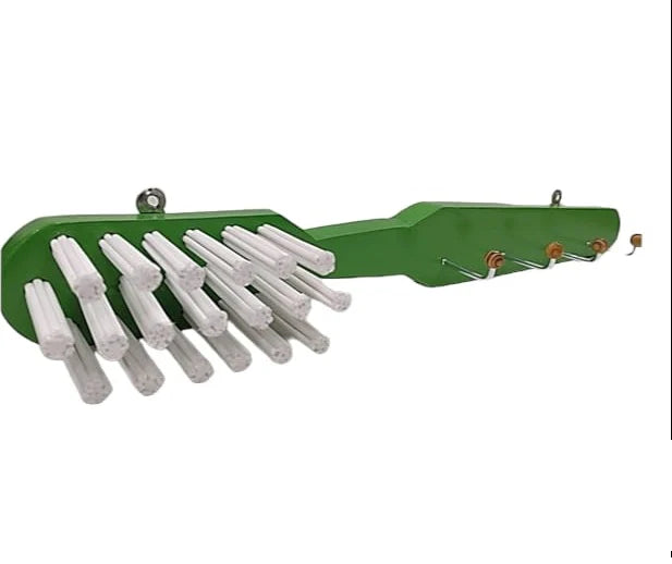 Cepillo Gigante de madera perchero  para clínica detnal