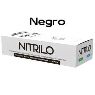 94376211 - UniSeal - GUANTES - Guante Nitrilo Negro 100 pzas Uniseal | TiendaDDC.com