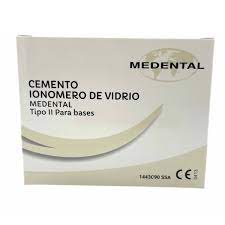 Cemento Dental Ionómero De Vidrio Tipo 2 Medental