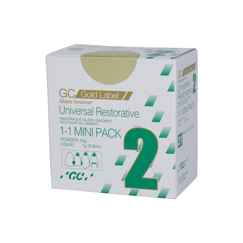 FUJI UNIVERSAL RESTORATIVE MNI PACK VERDE 10G ionomero