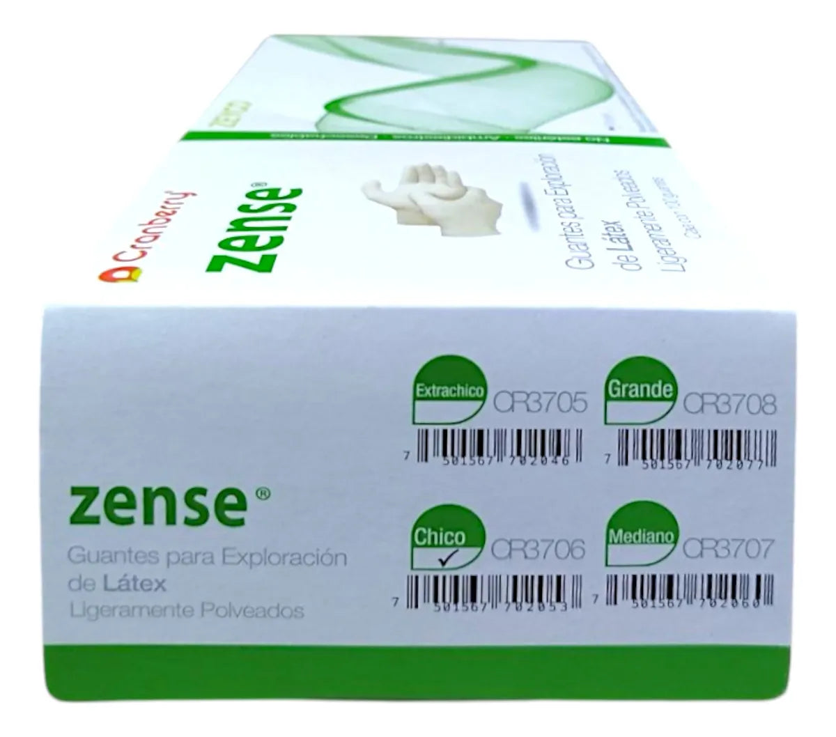 Tienda DDC - Cranberry - Guante Latex Sin Polvo Zense PF Cranberry 100pz | TiendaDDC.com