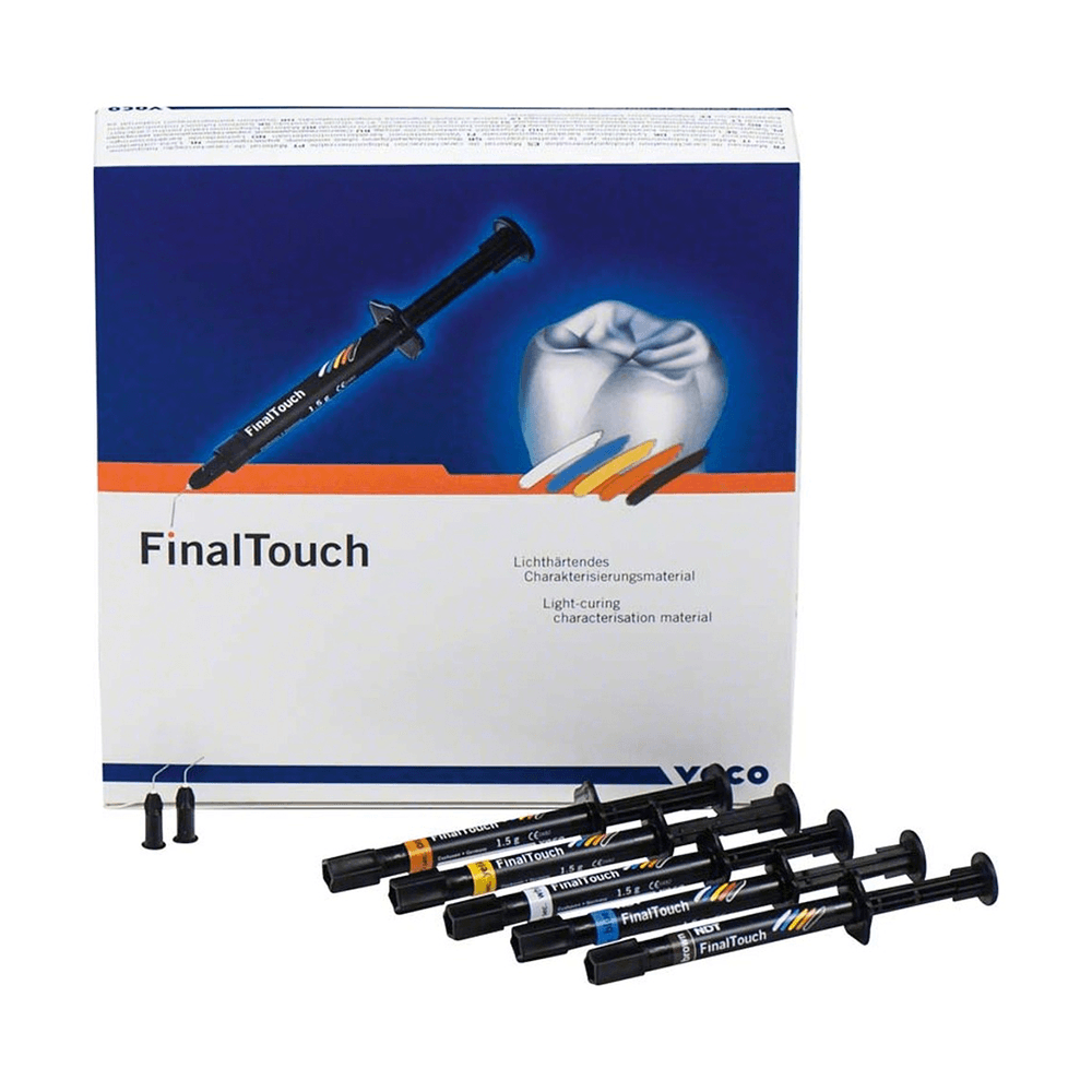 Tienda DDC - VOCO - RESTA - Kit Final Touch Resian fluida de Caracterización Fotopolimerizable | TiendaDDC.com