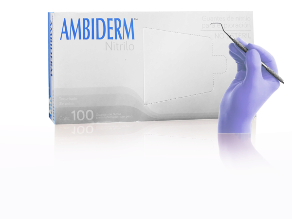 GUANTE DE NITRILO 100pz Aambiderm