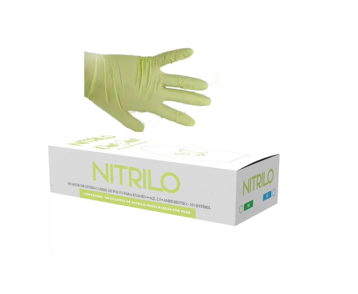 GUANTE DE NITRILO 100pz UniSeal