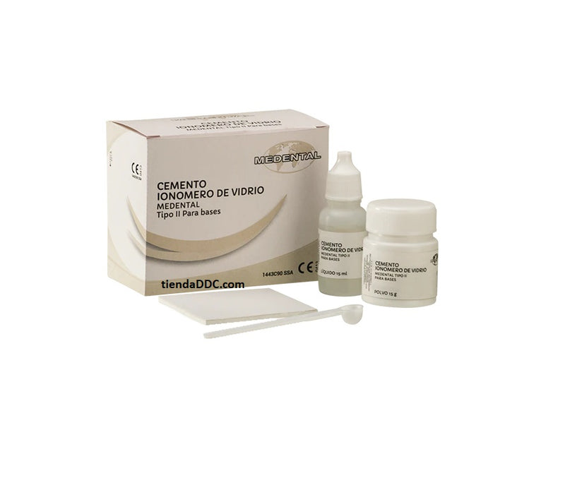 Cemento Dental Ionómero De Vidrio Tipo 2 Medental