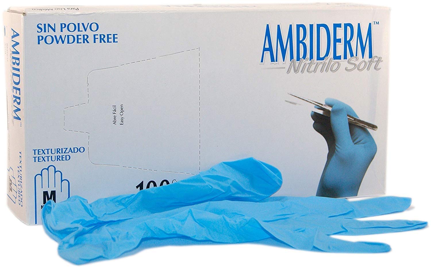 GUANTE DE NITRILO Ambiderm 100pz