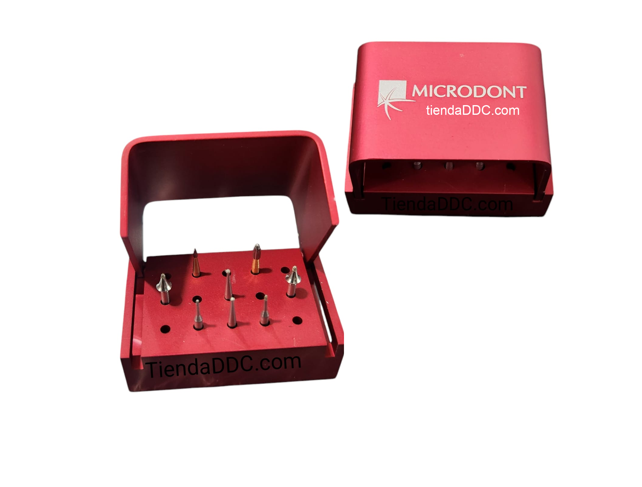 Kit Fresas De Minima Invasión Fresero metalico Infantil - Microdont 8pz