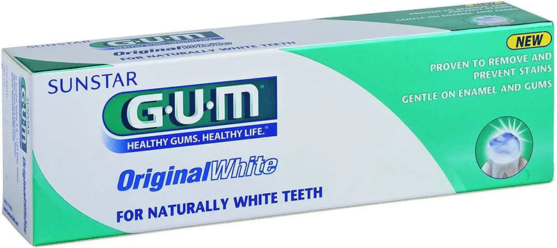 PASTA DENTAL ORIGINAL WHITE 75ML blanqueadora GUM