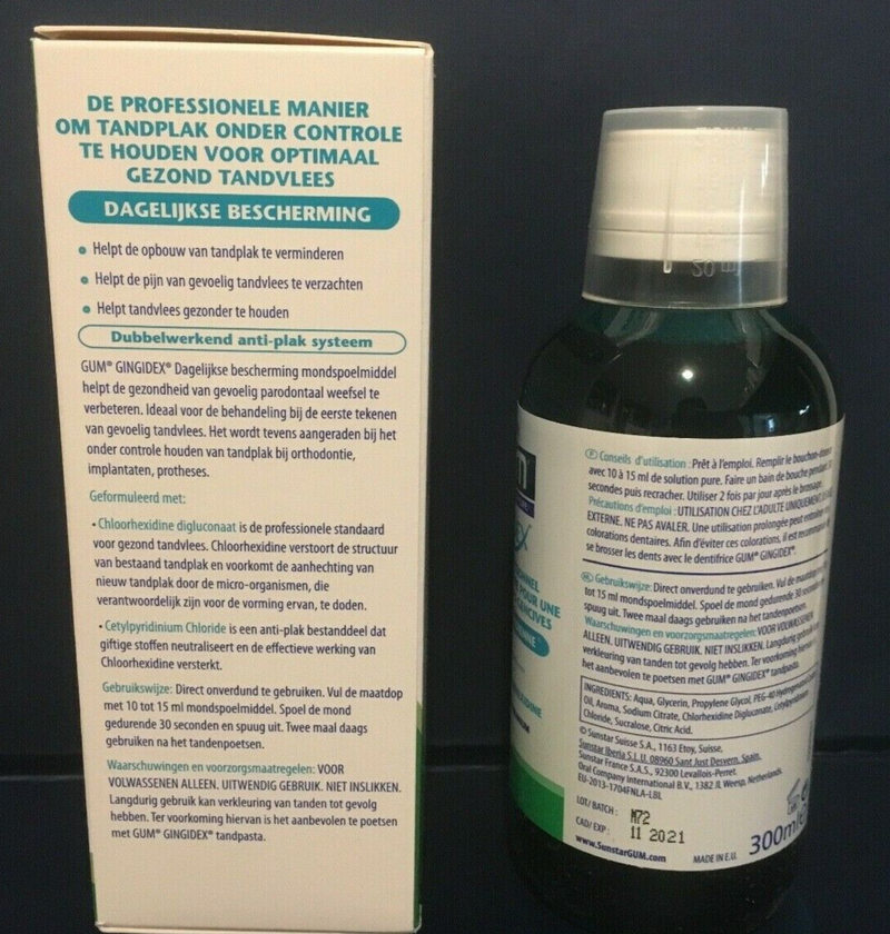 PAROEX Prevencion diaria con clorhexdina 500ML enjuague bucal GUM