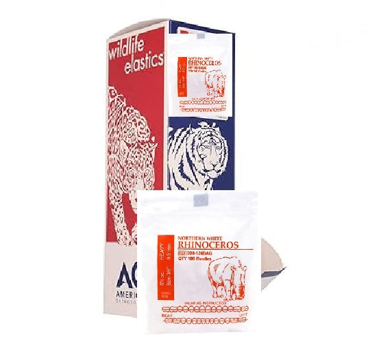 Elasticos ligas Intraorales Bolsa C/100 Ligas AO