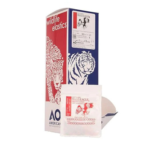 Elasticos ligas Intraorales Bolsa C/100 Ligas AO