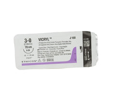 Hilo Sutura poliglactina Absorbible Ethicon vicryl 3-0 Caja Master con 36 pzas
