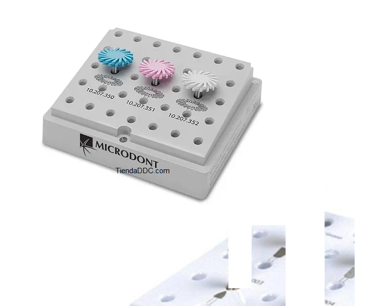 Kit De Pulidores Espirales Diamante Para Zirconia Ceramica