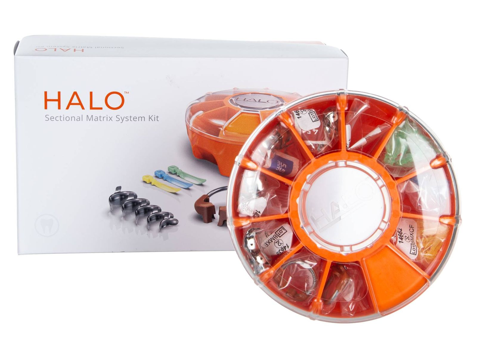 Tienda DDC - ULTRADENT - RESTA - Kit de Bandas matix Sistema Seccional Halo dental ultradent | TiendaDDC.com