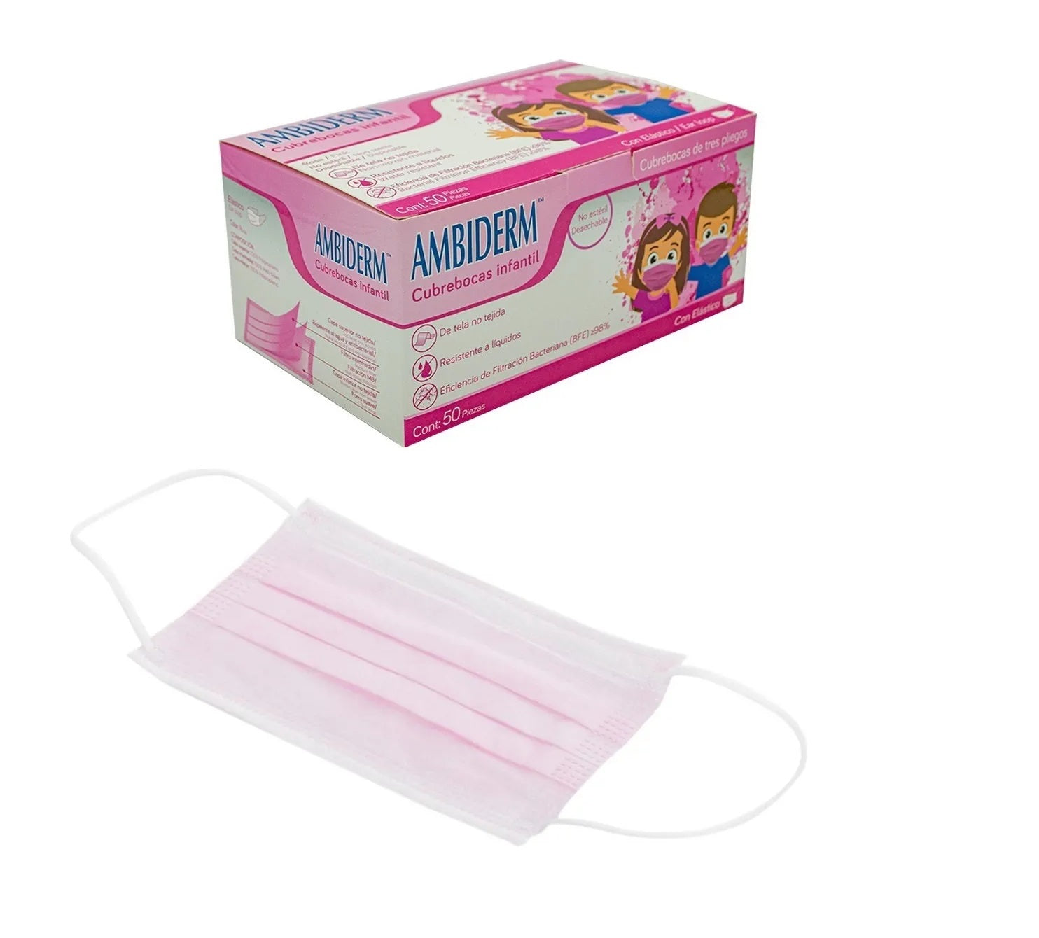 Cubrebocas infantil ambiderm