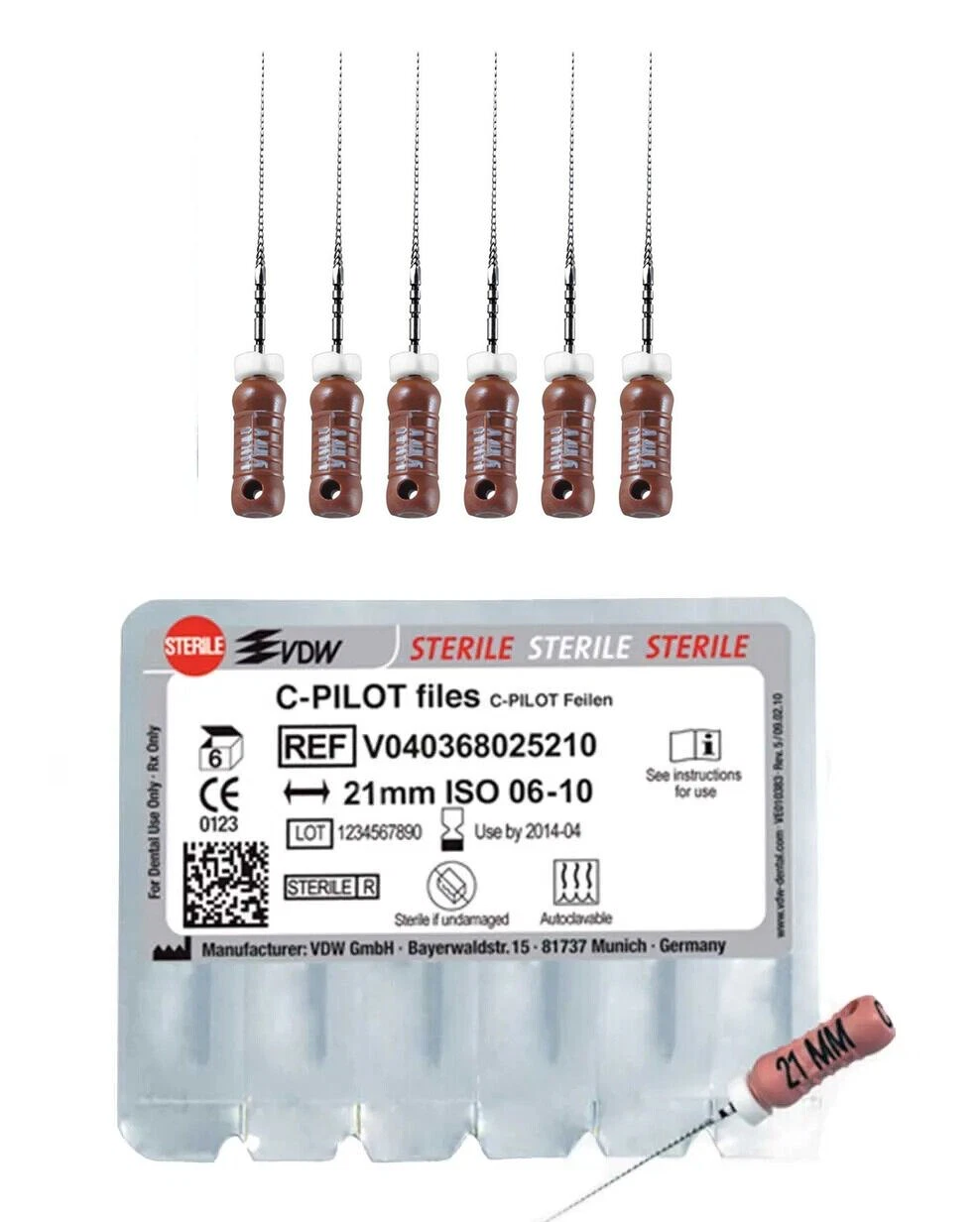 Tienda DDC - VDW - ENDO - Limas Dentales Para Endodoncia C-pilot Vdw - 21mm | TiendaDDC.com