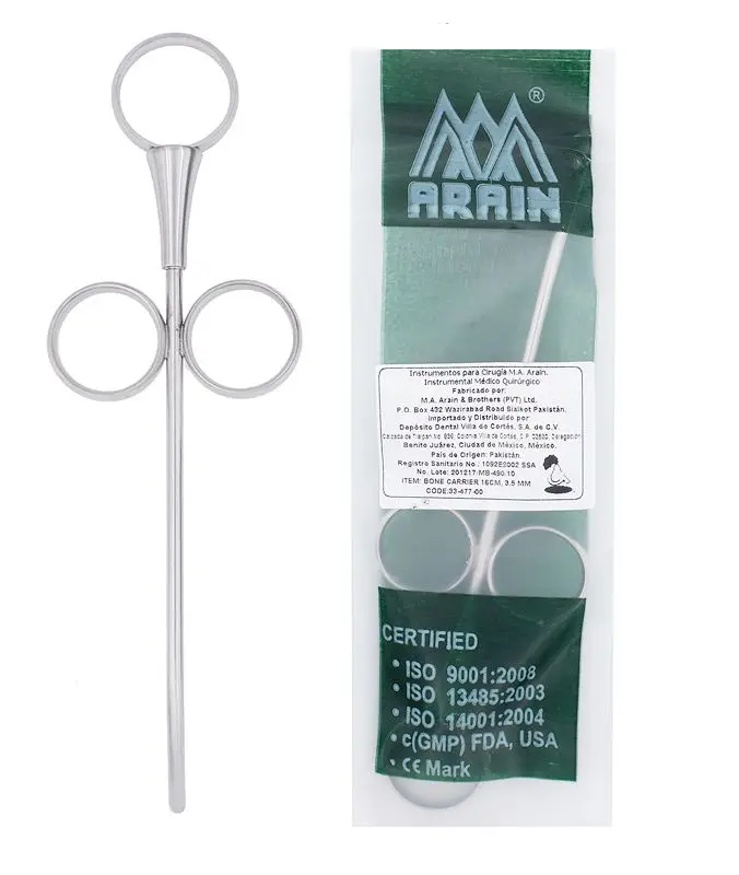 8961101509309 - ARAIN - portador dental intrumento ACARREADOR DE HUESO ARAIN 16cm | TiendaDDC.com