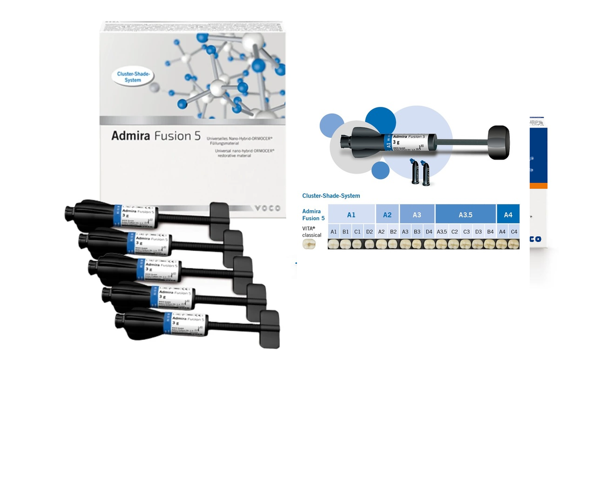 Tienda DDC - VOCO - RESINAS - kit jeringas resina dental admira fusion 5 voco + futurabond U | TiendaDDC.com