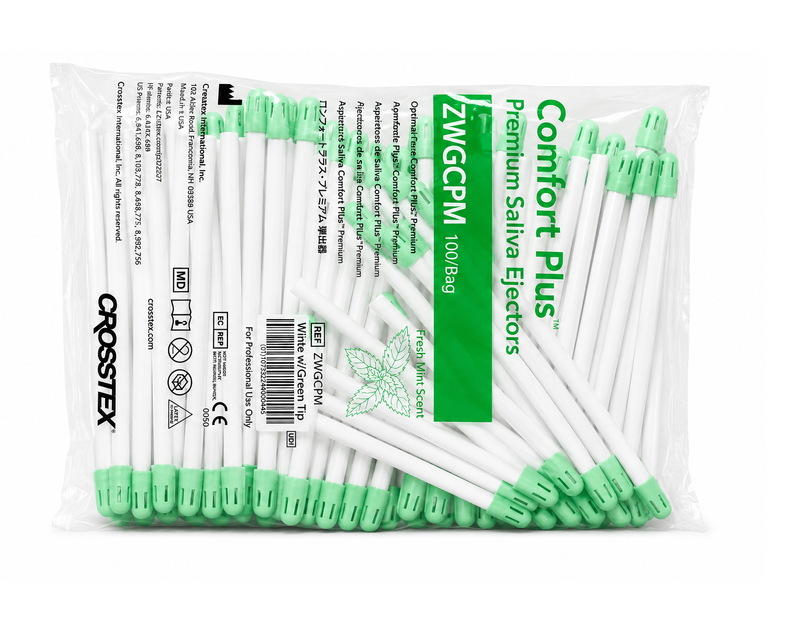 Tienda DDC - Tienda DDC - Eyector De Saliva Dental Sabor Menta Crosstex | TiendaDDC.com