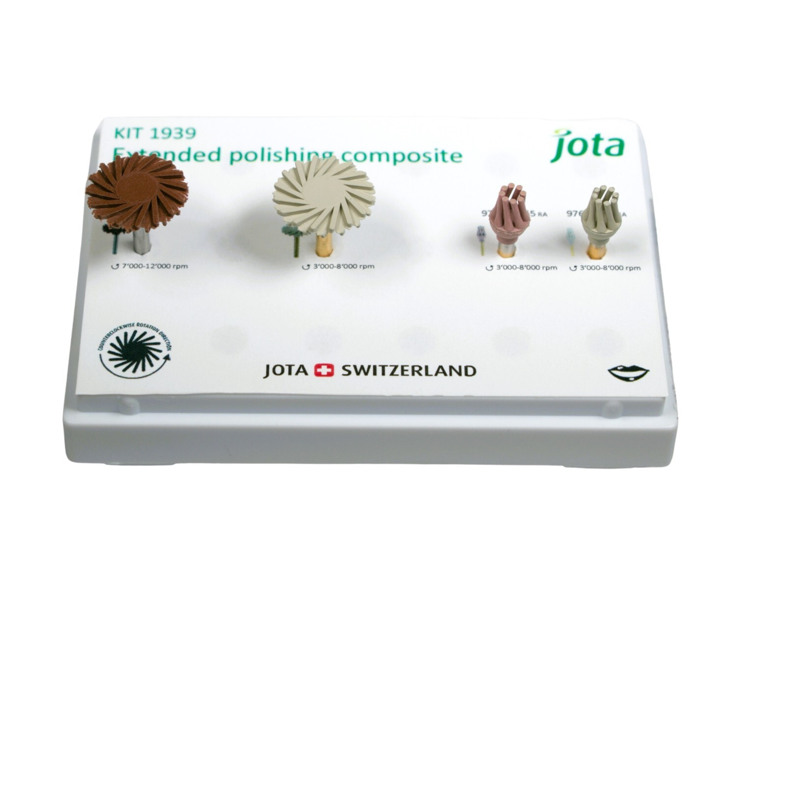 5010000649661 - Jota - CLINICA - kit pulido resina 2 pasos 1939 copa y disco 4pz | TiendaDDC.com