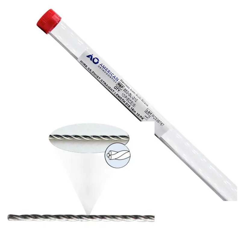 Tienda DDC - AMERICAN ORTHODONTICS - ORTO - Alambre Trenzado Ortodoncia TWIST FLEX | TiendaDDC.com