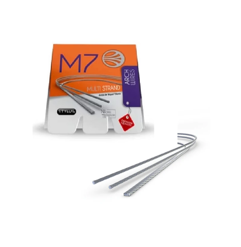 7506203634842 - Ah Kim Pech - ORTO - 1 Arco M7 Ni-ti Multi Strand Stylus Ah Kim Pech | TiendaDDC.com