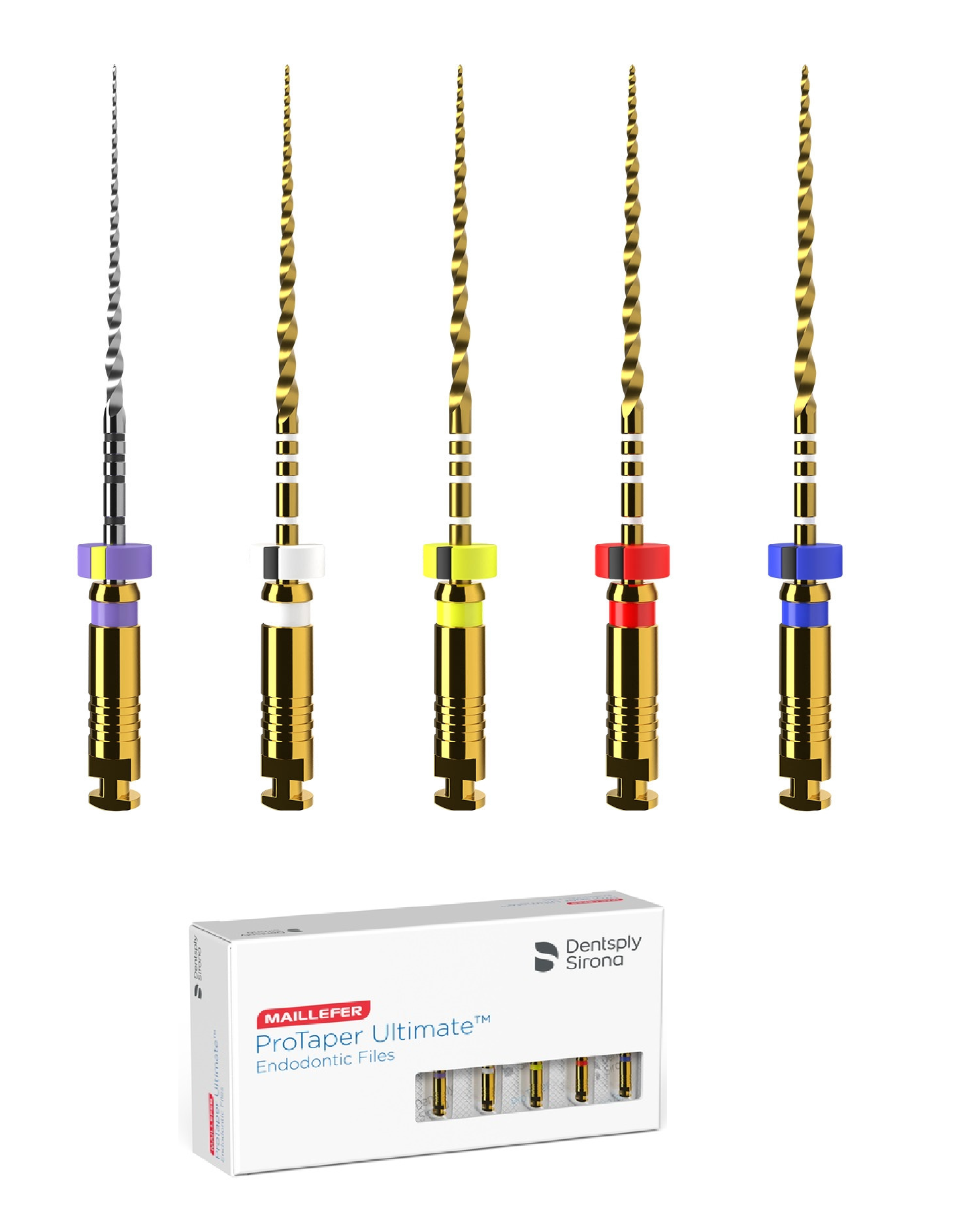 Tienda DDC - DENTSPLY - ENDO - Kit Limas Protaper Ultimate 21mm F1 F2 F3 Slider Shaper | TiendaDDC.com