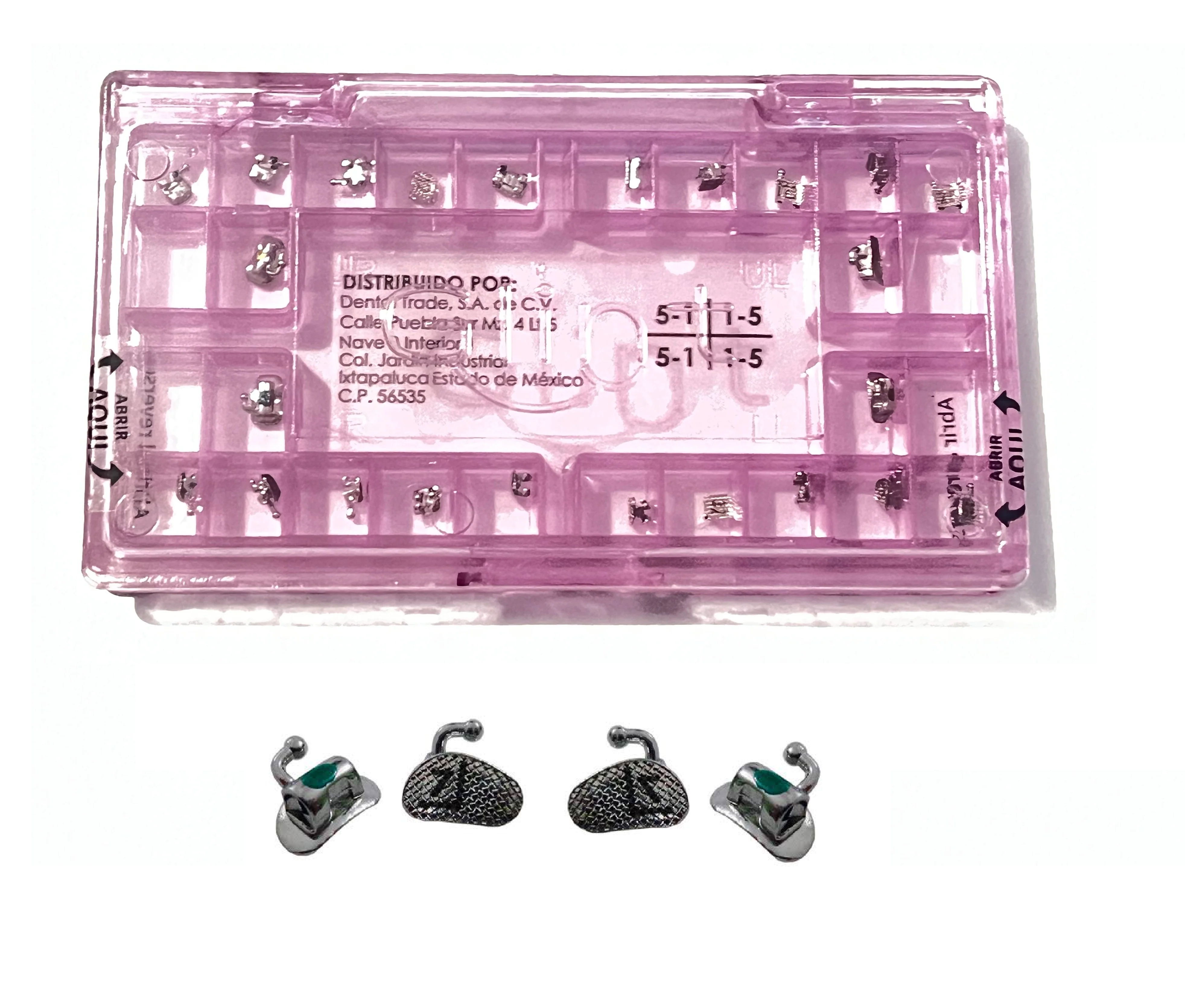 BRACKETS GLINT roth .022 con tubo