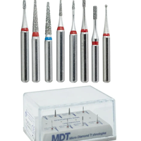KIT MDT DE FRESAS Dental DIAMANTE PEDIATRICO 8pz infantil