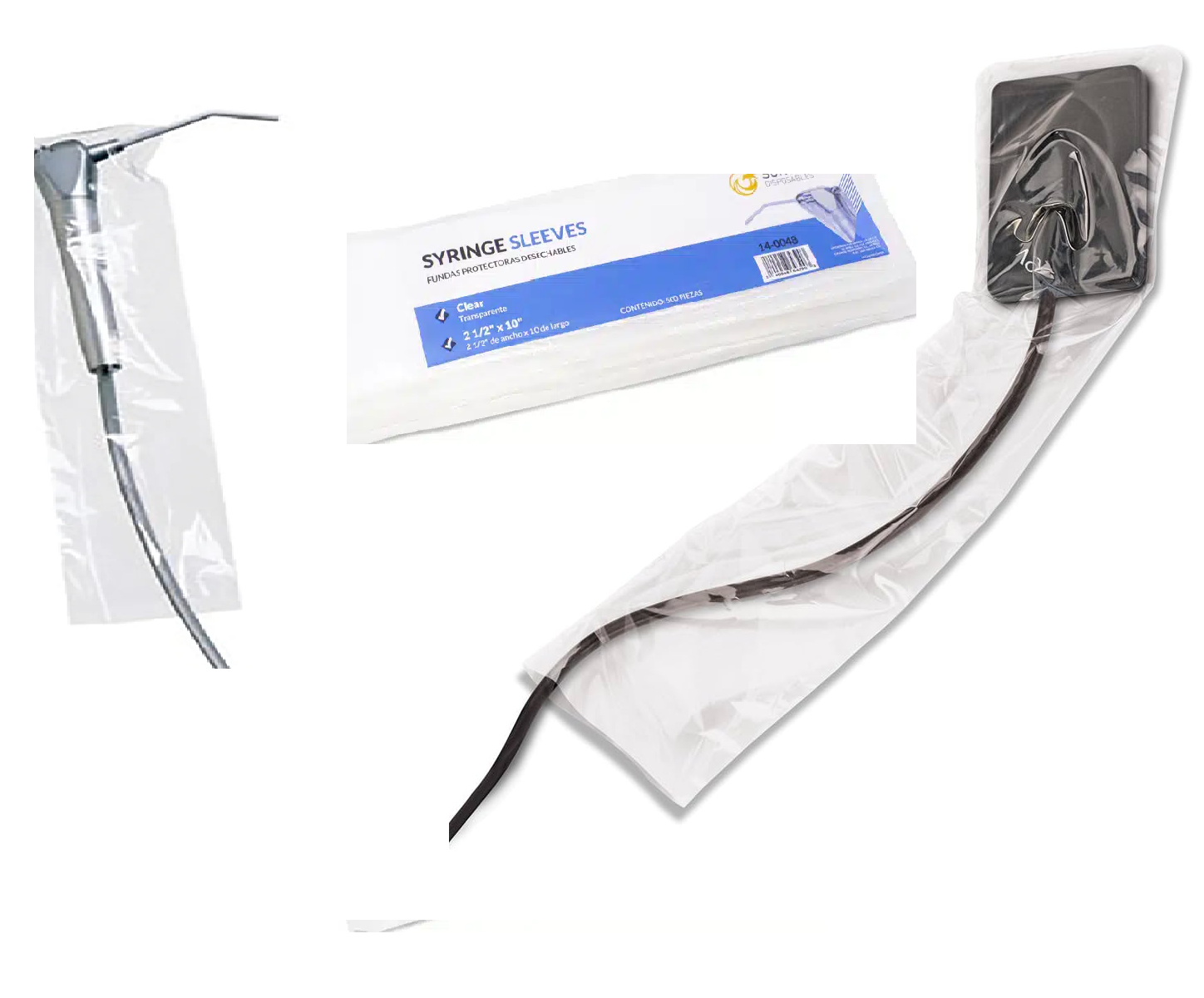 Tienda DDC - SUNSET - Fundas desechables resitente sensor digital jeringa triple 500pz | TiendaDDC.com