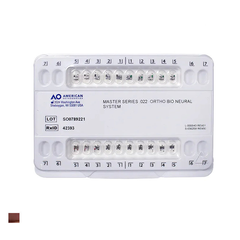 Tienda DDC - AMERICAN ORTHODONTICS - ORTO - Brackets American Orthodontics .022 Ortho Bio Neural Ao | TiendaDDC.com