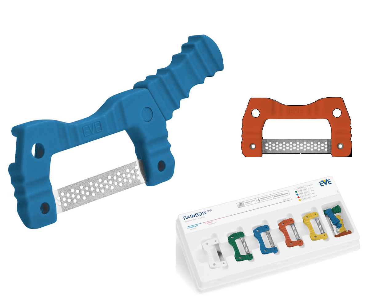 Tienda DDC - Tienda DDC - CLINICA - Kit lija manual Striping dental Rainbow Ipr una Cara Eve | TiendaDDC.com