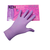 Guantes Nitrilo Lila Blossom 100pz
