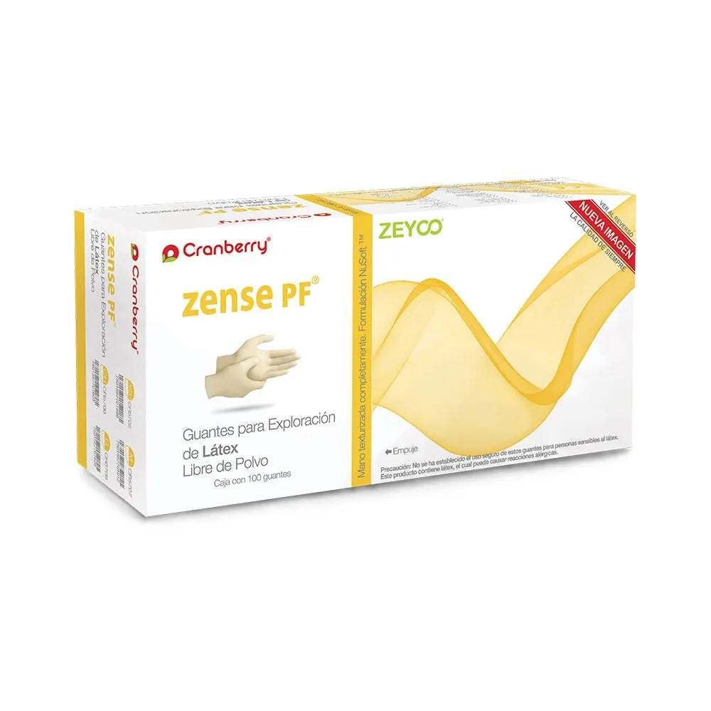 Tienda DDC - Cranberry - Guante Latex Sin Polvo Zense PF Cranberry 100pz | TiendaDDC.com